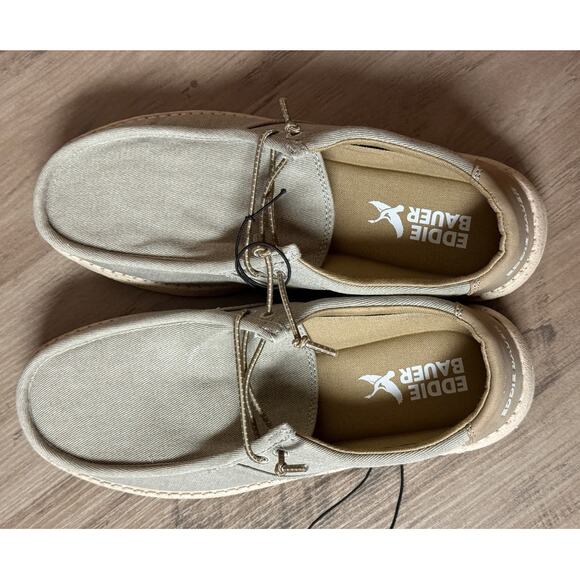 Eddie Bauer Canvas Lace-Up Loafer Size 7 Corbette - Picture 7 of 10